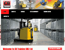 Tablet Screenshot of forklifttrainingonline.co.uk